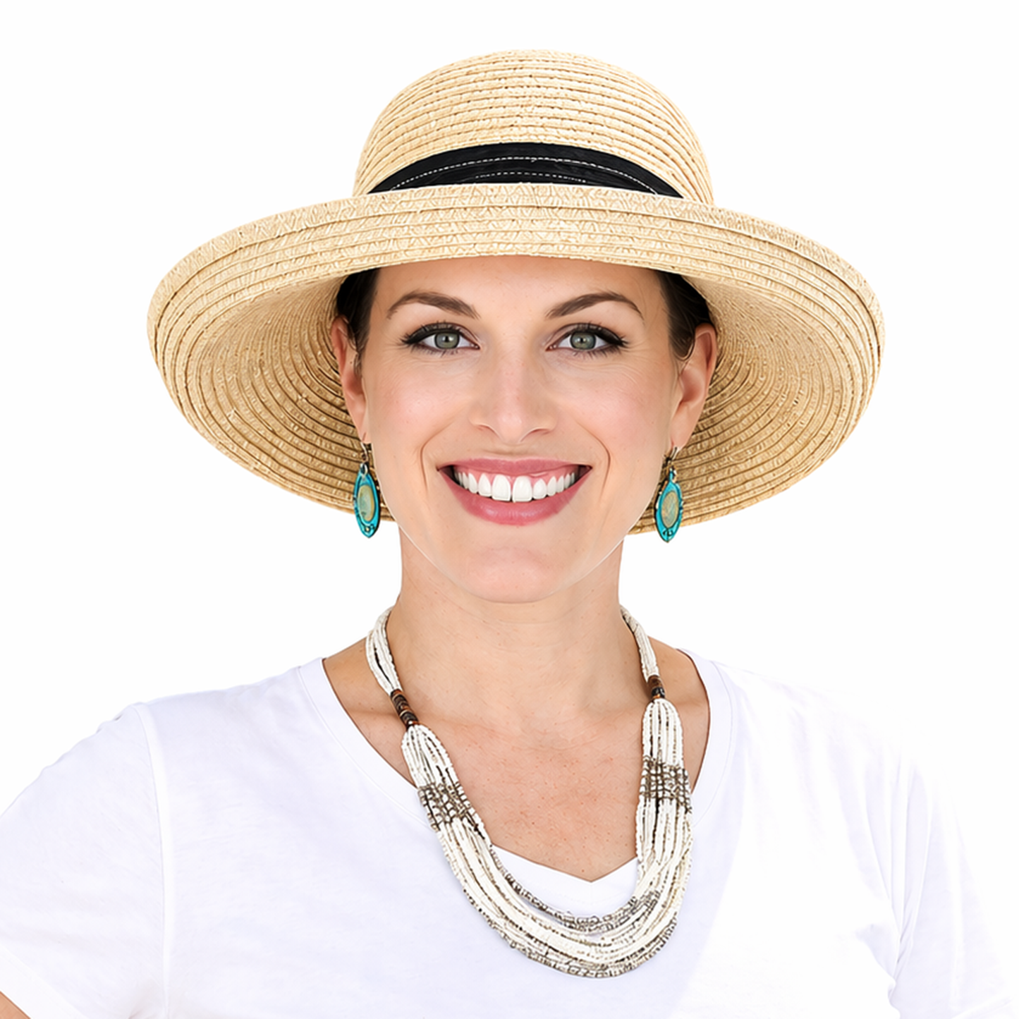 Monterey Kettle Brim Sun Hat for Women 50+ UPF Adjustable for Petite Heads