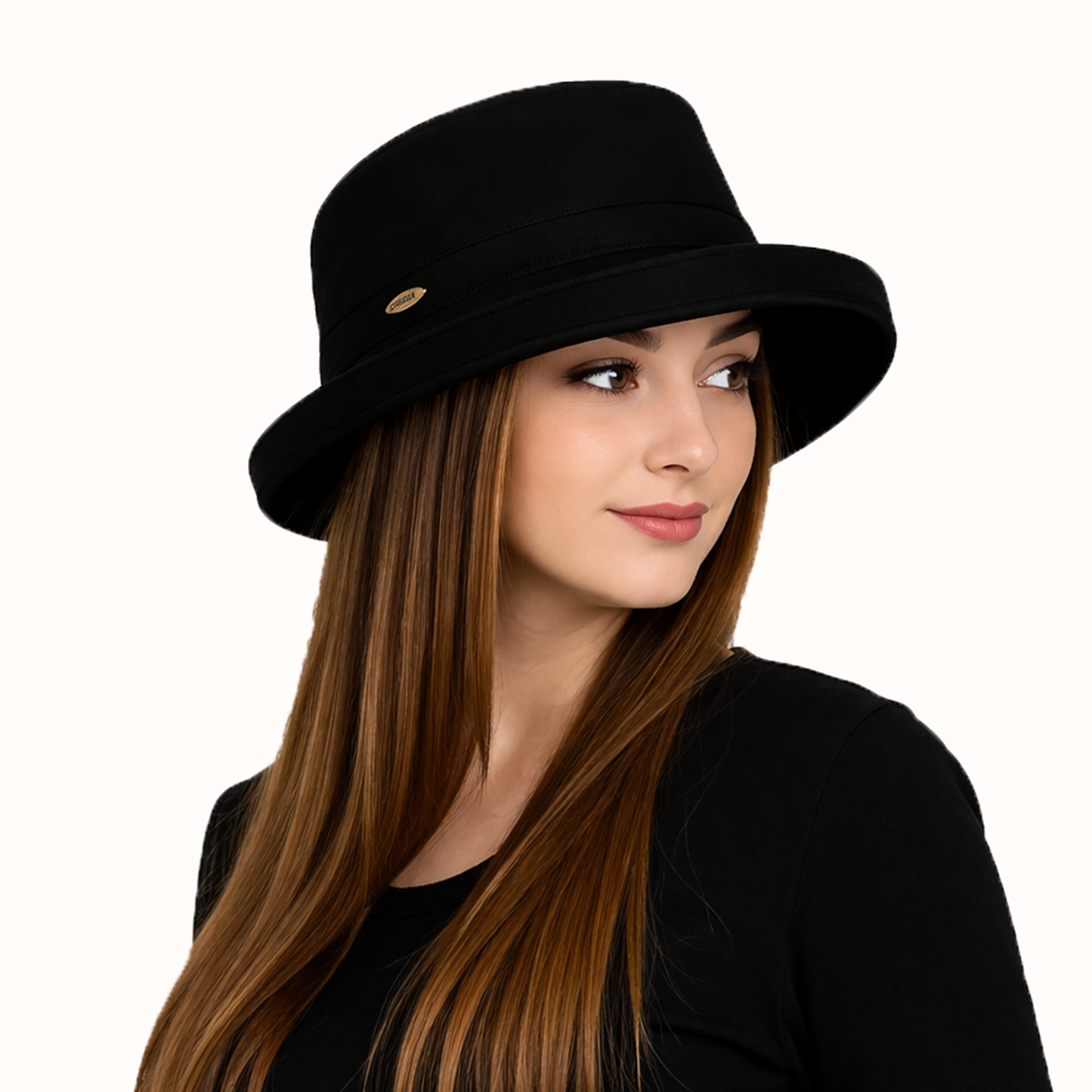 Catalina Small Brimmed Sun Hat for Women Adjustable for Small to Medium Heads 50+ UPF