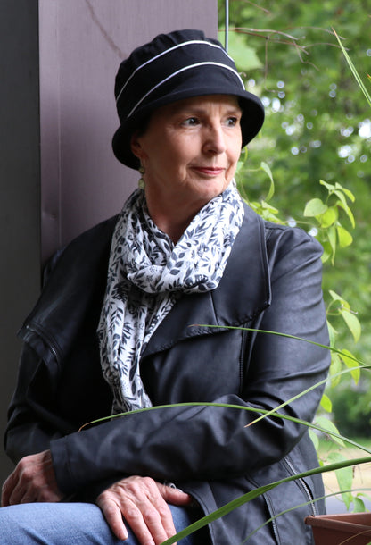 Pippin Cotton Cloche Hat Chemo Headwear for Women 50+ UPF Sun Protection