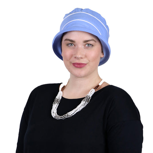 Pippin Cotton Cloche Hat Chemo Headwear for Women 50+ UPF Sun Protection