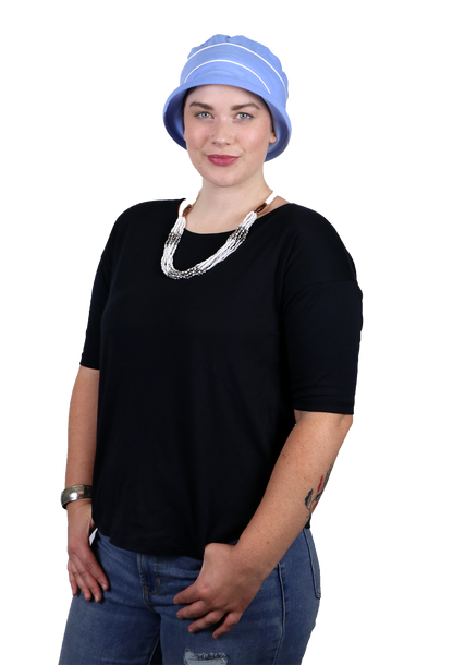 Pippin Cotton Cloche Hat Chemo Headwear for Women 50+ UPF Sun Protection