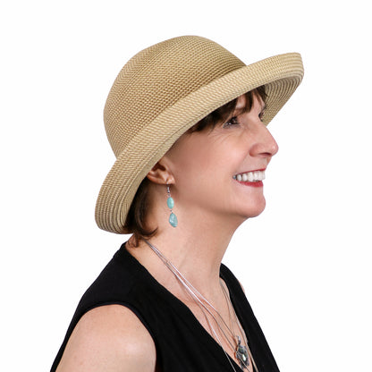 Petite Sausalito Sun Hat for Women with Small Heads 50+ UPF 2.5 Inch Brim