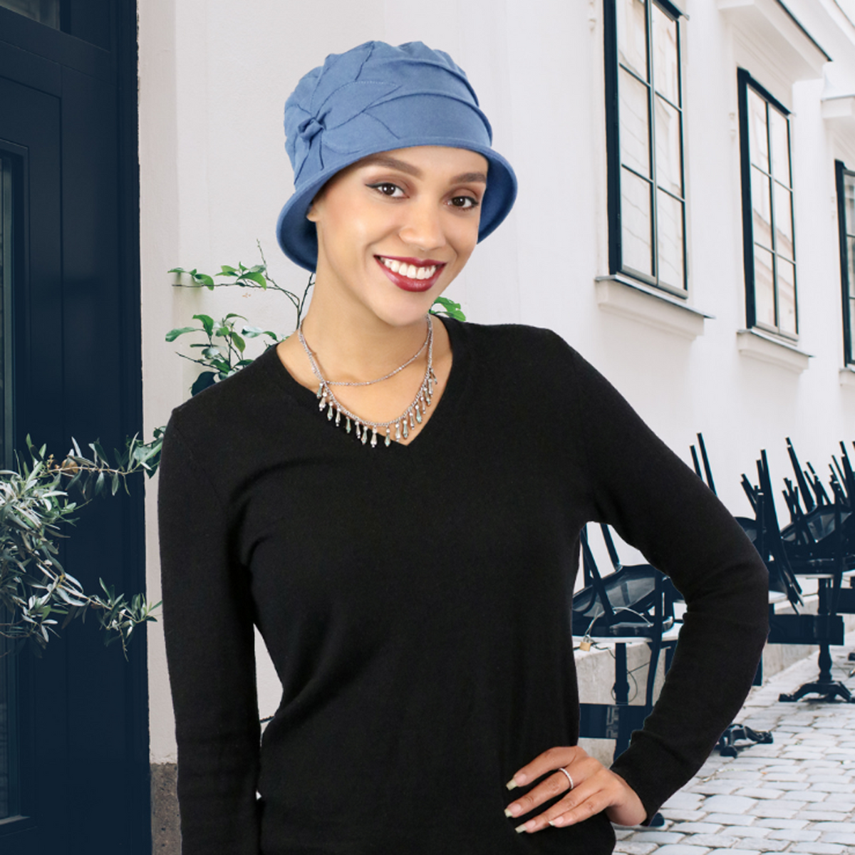 Seattle Chic Combed Cotton Cloche Hat for Women 50+ UPF Sun Protection