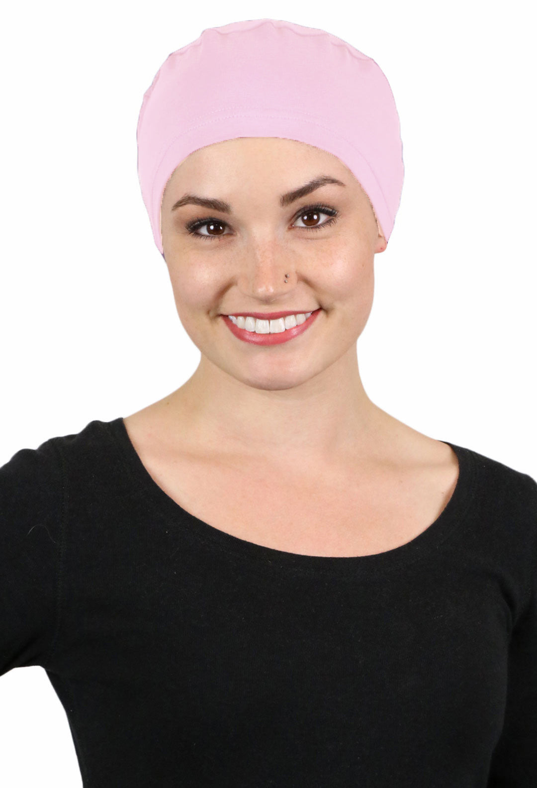 Serena Cotton Sleep Cap Casual Beanie for Women with Small Heads 50+ UPF Sun Protection