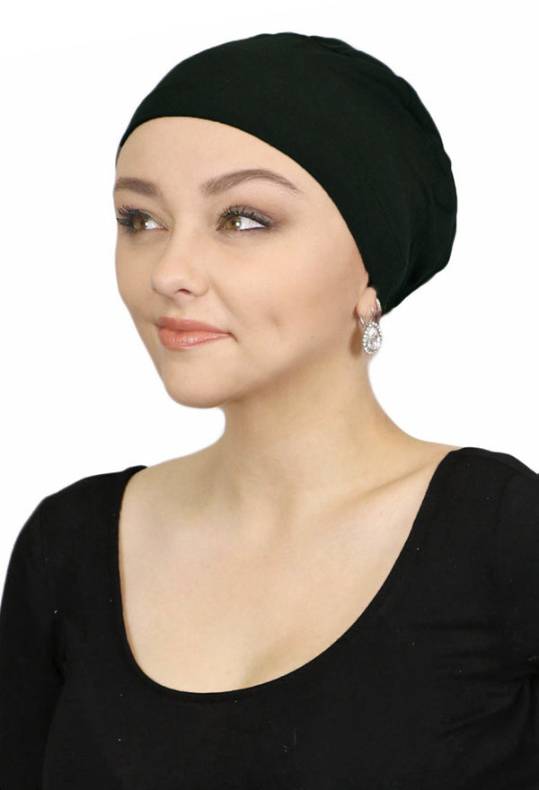 Serena Cotton Sleep Cap Casual Beanie for Women with Small Heads 50+ UPF Sun Protection