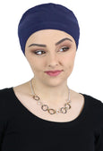 Serena Cotton Sleep Cap Casual Beanie for Women with Small Heads 50+ UPF Sun Protection
