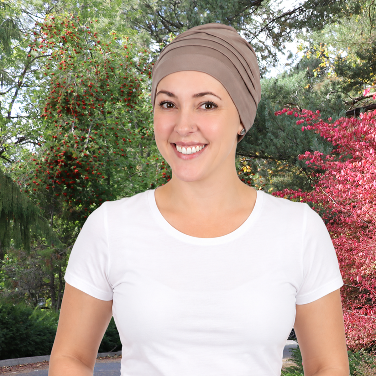 Simple Slouchy Bamboo Beanie Chemo Hat for Women