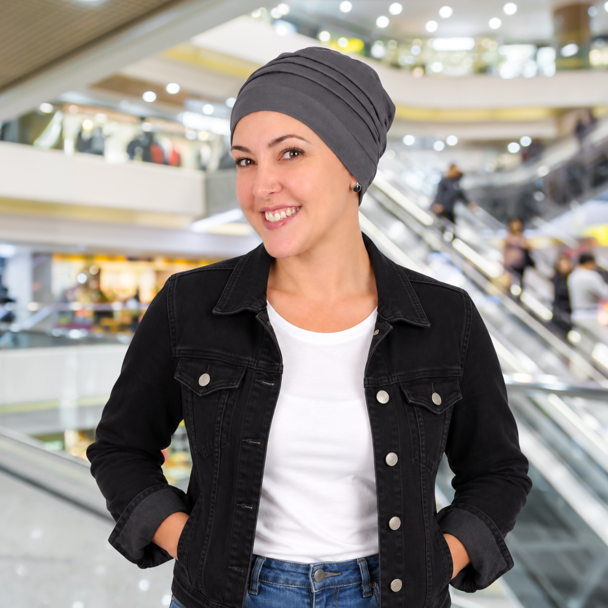Simple Slouchy Bamboo Beanie Chemo Hat for Women
