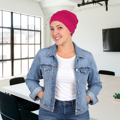 Simple Slouchy Bamboo Beanie Chemo Hat for Women