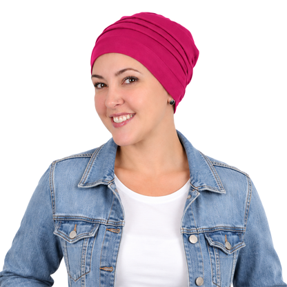 Simple Slouchy Bamboo Beanie Chemo Hat for Women