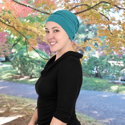 Simple Slouchy Bamboo Beanie Chemo Hat for Women