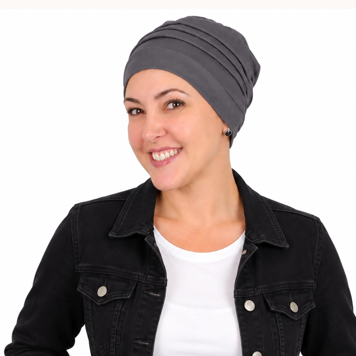 Simple Slouchy Bamboo Beanie Chemo Hat for Women