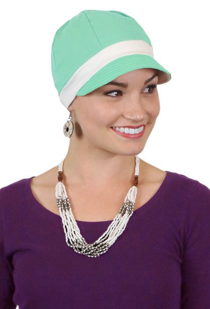 Whimsy Sport Soft Cotton Hat Chemo Headwear All Colors 50+UPF Sun Protection