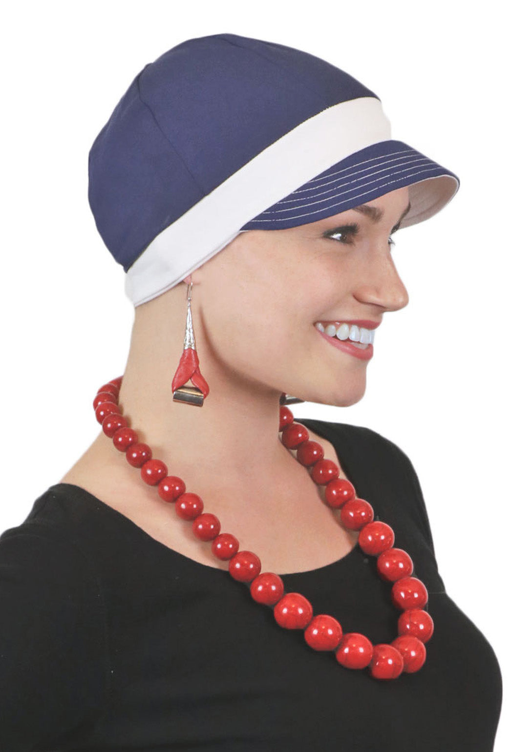 Whimsy Sport Soft Cotton Hat Chemo Headwear All Colors 50+UPF Sun Protection