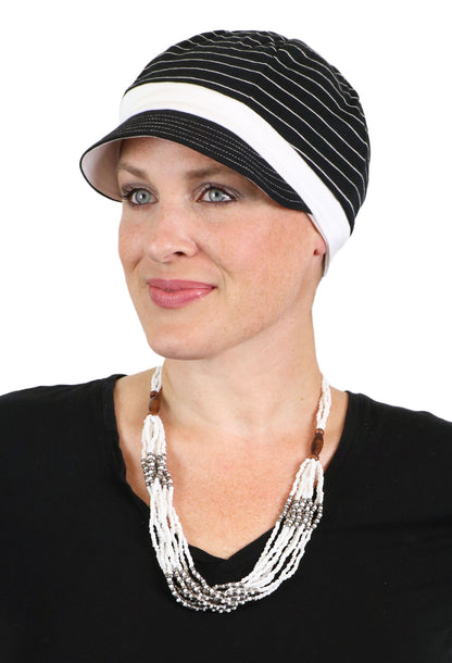 Whimsy Sport Soft Cotton Hat Chemo Headwear All Colors 50+UPF Sun Protection