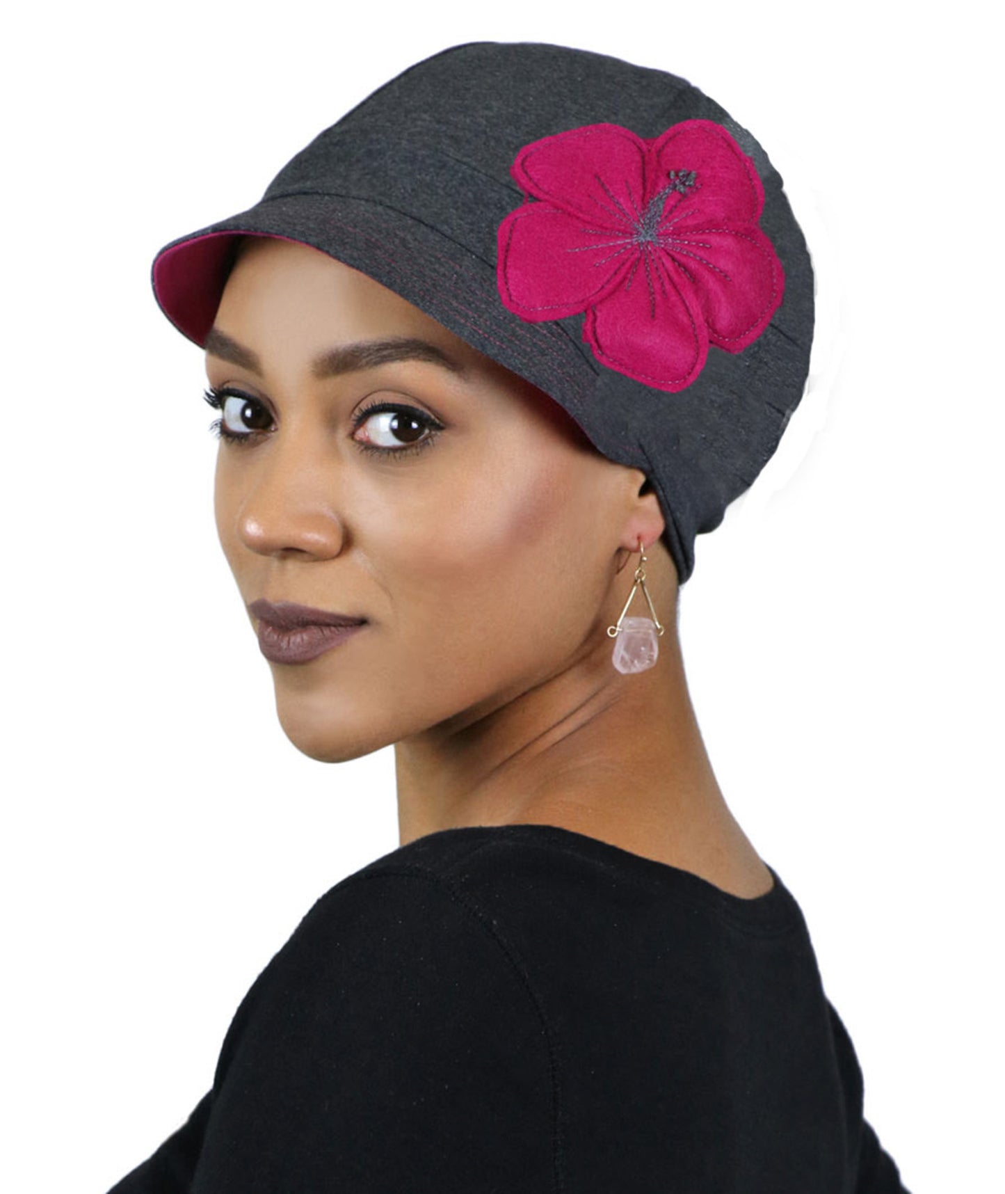 Whimsy Cotton Chemo Hat for Women Walk in the Park 50+UPF