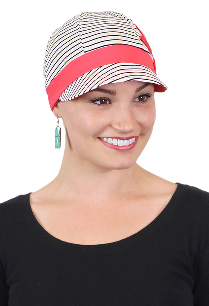 Whimsy Soft Cotton Hat Chemo Headwear for Women Summer In the City