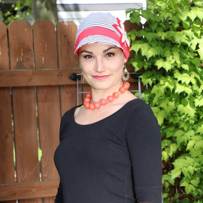 Whimsy Soft Cotton Hat Chemo Headwear for Women Summer In the City