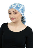 Caracia Cotton Voile Headscarves Lightweight Summer Head Wraps for Chemo Headwear Aloha