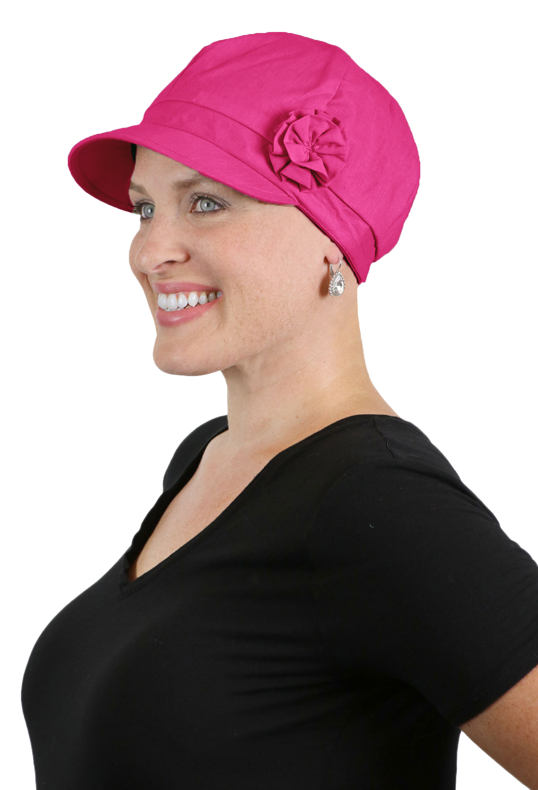 Brighton Newsboy Cap for Chemo Patients Women 100% Cotton 50+ UPF