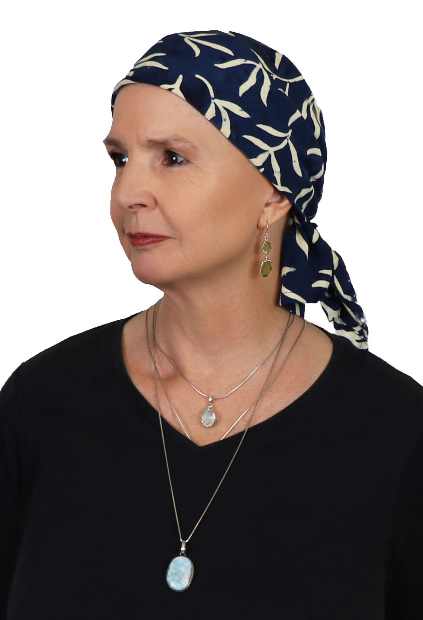 Bali Batik Headscarf Chemo Headwear 50+ UPF Sun Protection 28" x 28"