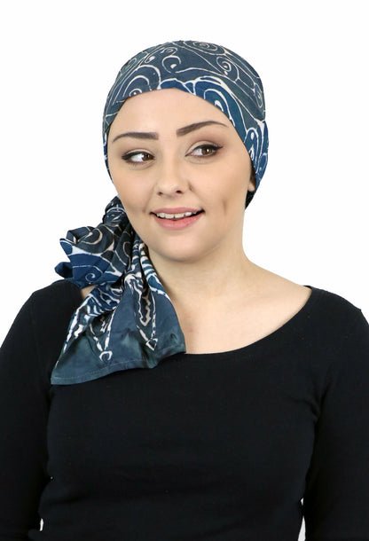 Bali Batik Head Wrap For Women Chemo Scarf Rayon 15" X  60" ALL COLORS