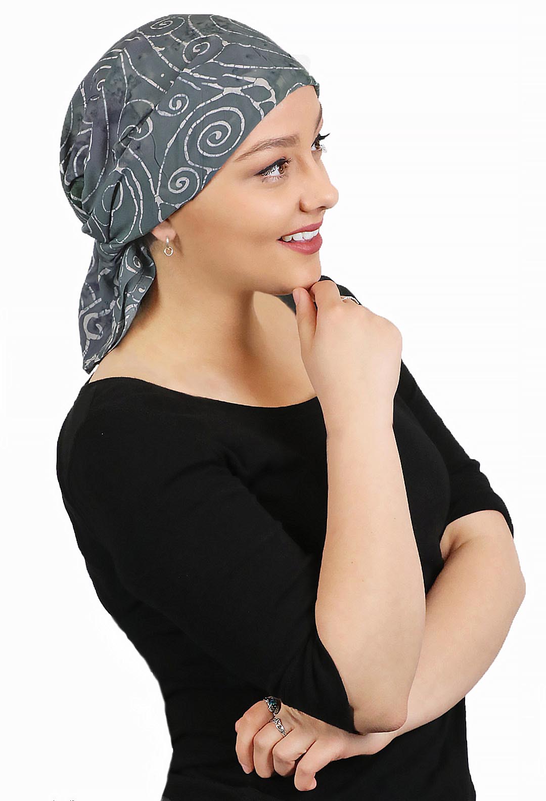 Bali Batik Headscarf Chemo Headwear 50+ UPF Sun Protection 28" x 28"