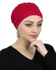 Bamboo 3 Seam Turban Chemo Cap For Cancer Headwear 50+ UPF Sun Protection