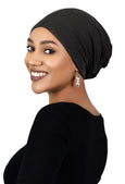 Bamboo Slouchy Beanie Turban Hat Chemo Headwear 50+ UPF Sun Protection