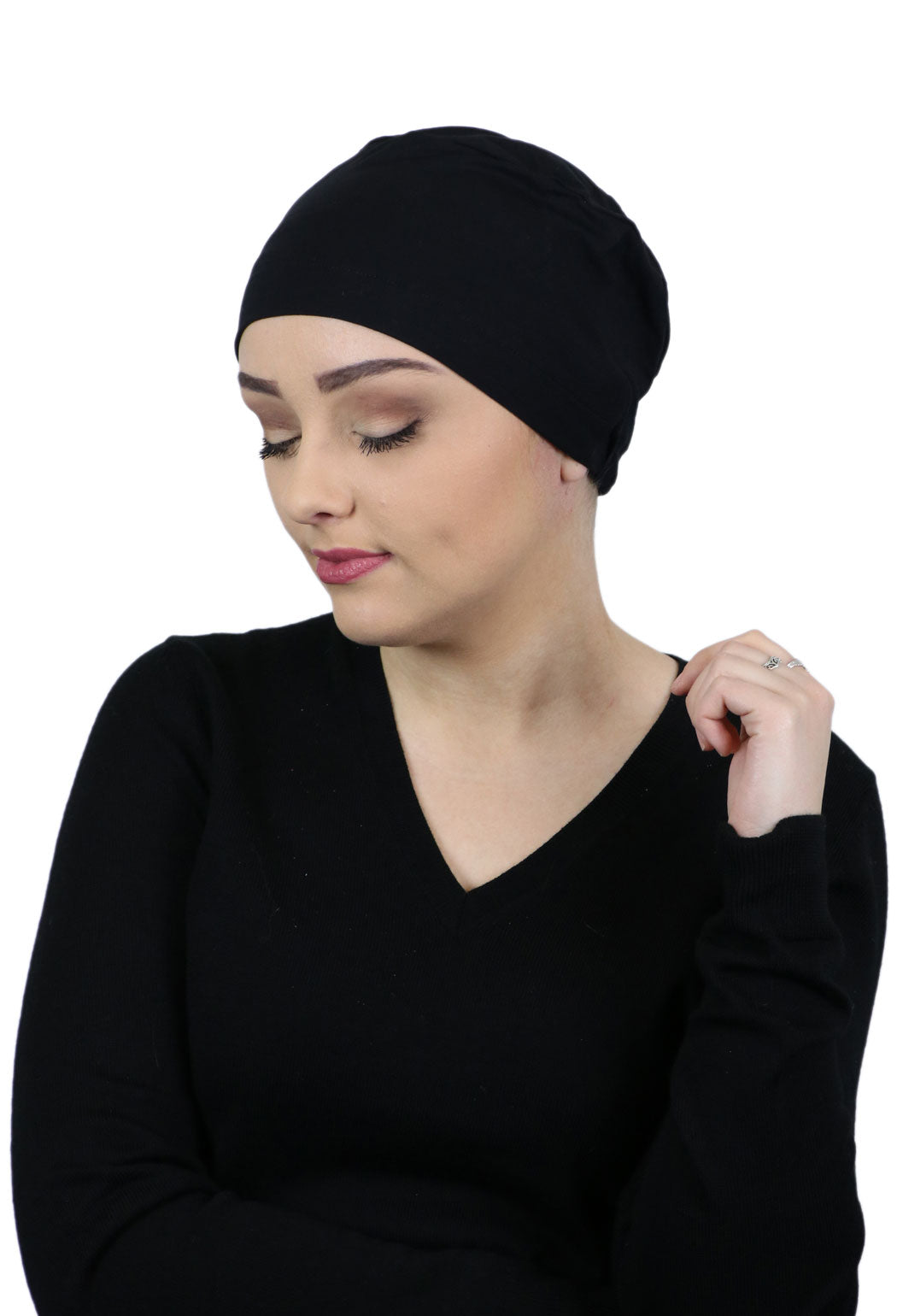 Bamboo Serena Sleep Cap Beanie for Chemo Headwear 50+UPF Sun Protection