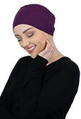 Bamboo Serena Sleep Cap Beanie for Chemo Headwear  50+UPF Sun Protection