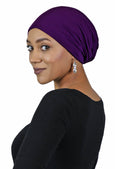 Bamboo Slouchy Beanie Turban Hat Chemo Headwear 50+ UPF Sun Protection