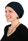 Soho Slouchy Beanie 100% Cotton Knit Hat Chemo Headwear 50+ UPF by Parkhurst