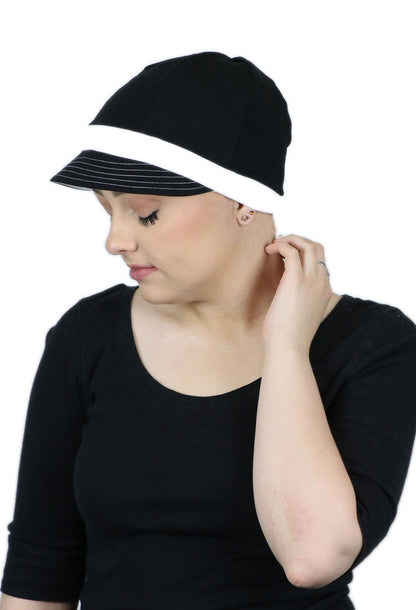 Whimsy Sport Soft Cotton Hat Chemo Headwear All Colors 50+UPF Sun Protection