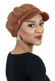 Brianna Corduroy Newsboy Cabbie Hat for Women