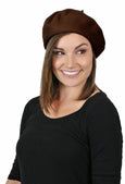 Brigette Classic Wool Artist's Beret By Parkhurst of Canada