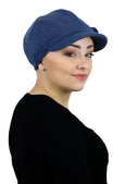 Brighton Luxury Fleece Newsboy Cabbie Hat for Women with Small Heads