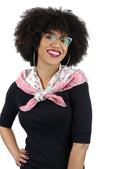 Caracia 100% Cotton Voile Headscarf Summer Scarf for Chemo Headwear 30" Square Flamingo