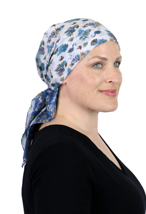 Caracia 100% Cotton Voile Headscarf Summer Scarf for Chemo Headwear 30 ...