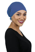 Bamboo Celeste Headscarf Pre Tied Chemo Headwear 50+ UPF Sun Protection