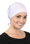 Bamboo Celeste Headscarf Pre Tied Chemo Headwear 50+ UPF Sun Protection