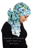 Caracia Cotton Head Scarves Lightweight Summer Head Wraps Chemo Headwear for Women Seashore