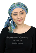 Caracia Cotton Head Scarves Lightweight Summer Head Wraps Chemo Headwear for Women Seashore