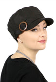 NEW DESIGN! Linen Military Cadet Hat For Women 50+ UPF Sun Protection