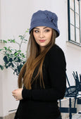 Lizzy Luxury Fleece Cloche Hat Single Layer Fleece Medium to Large Heads