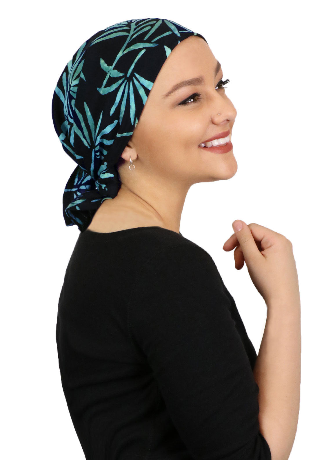 Bali Batik Headscarf Chemo Headwear 50+ UPF Sun Protection 28" x 28"