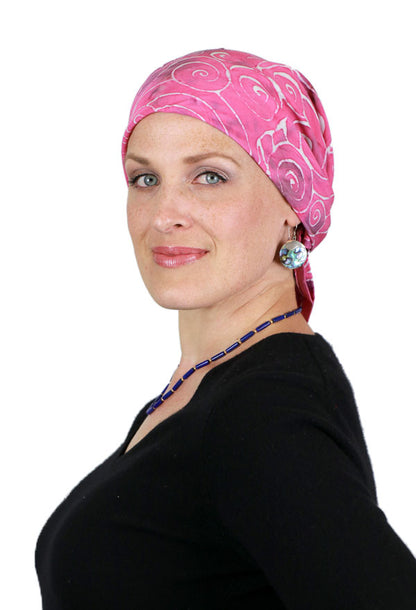 Bali Batik Headscarf Chemo Headwear 50+ UPF Sun Protection 28" x 28"