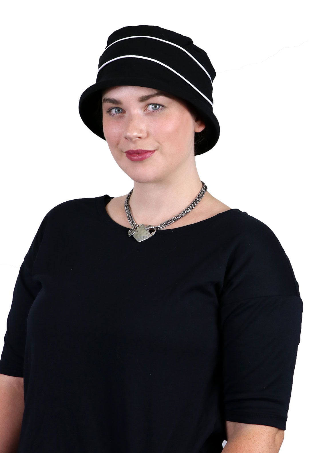 Pippin Cotton Cloche Hat Chemo Headwear for Women 50+ UPF Sun Protection