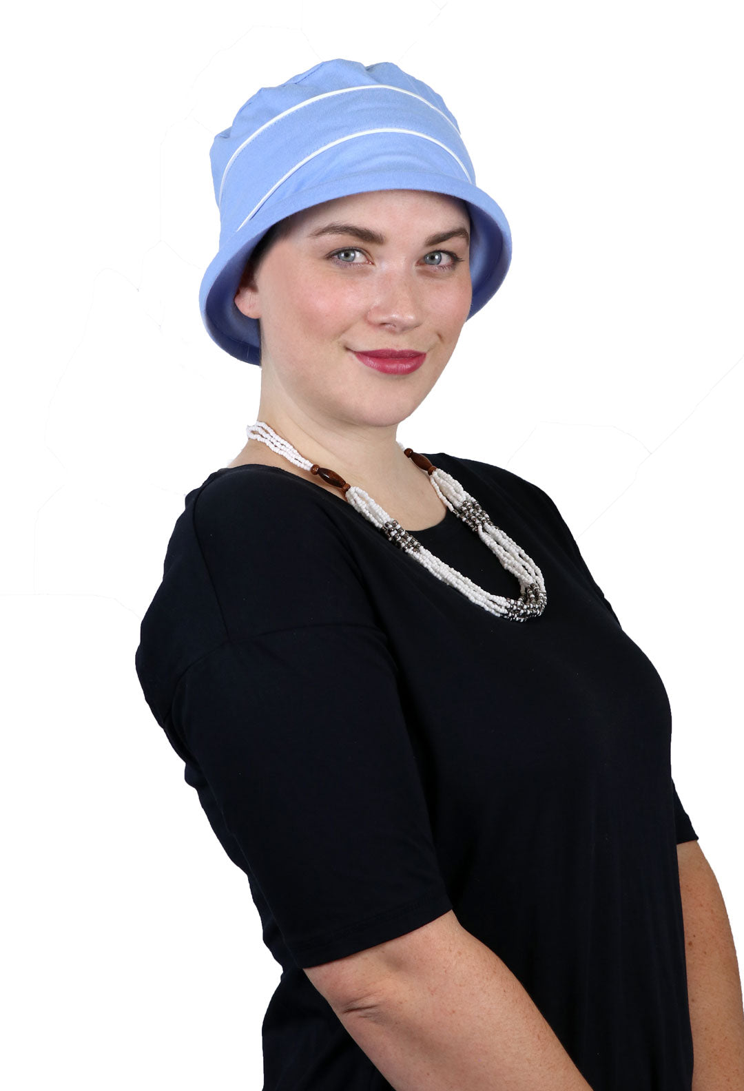 Pippin Cotton Cloche Hat Chemo Headwear for Women 50+ UPF Sun Protection