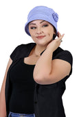 Portland Posh Combed Cotton Cloche Hat for Women with Large Heads 50+ UPF